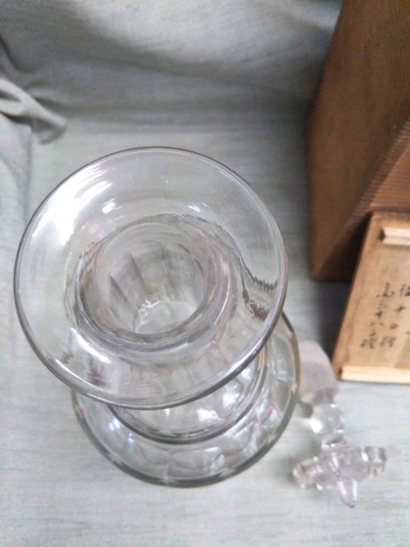 ギヤマン　デキャンタ　19世紀