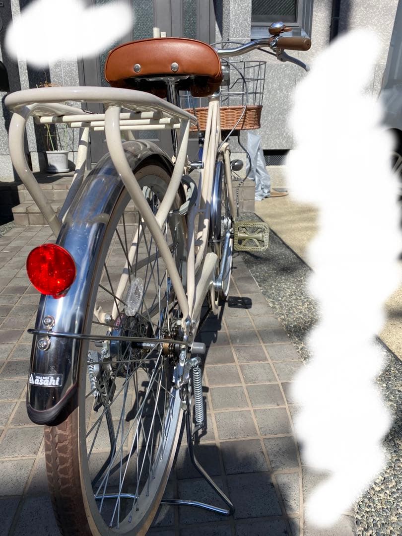 ジュニア自転車 24インチ　ホワイト　美品