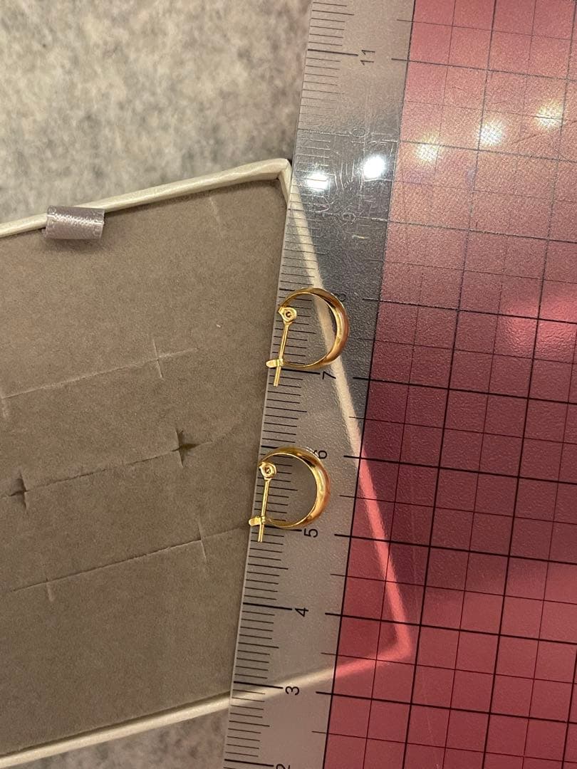 ジュエリーツツミ K18イエローゴールドピアス TSUTSUMI