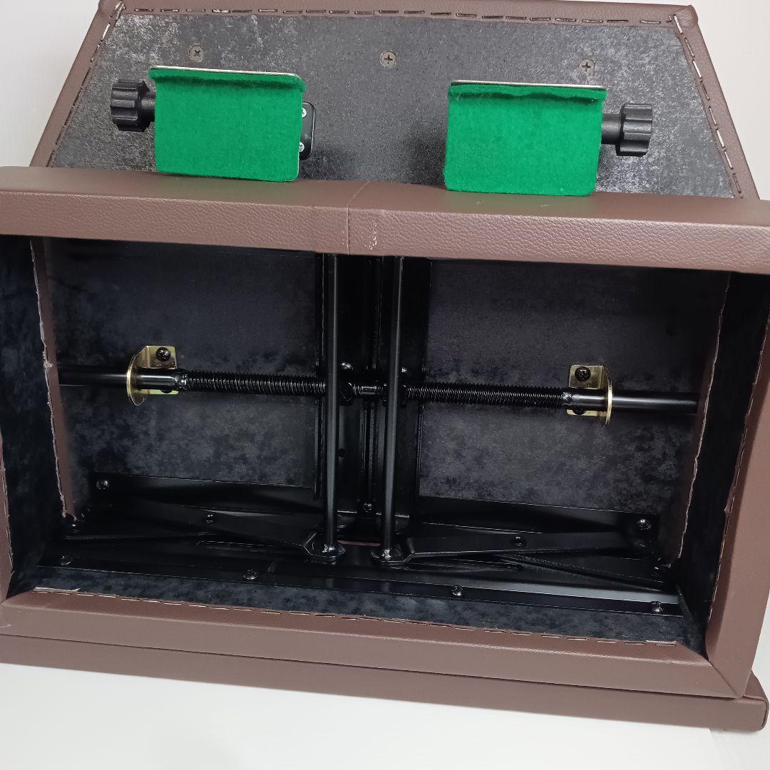 動作品 良品 ピアノ 補助ペダル 茶色【ブラウン】アシスト 台 台座