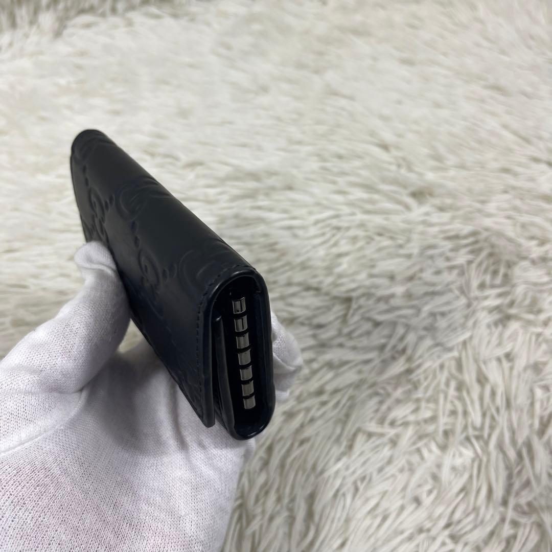 極美品‼️GUCCI ６連キーケース　インターロッキング　GG柄　グッチシマ