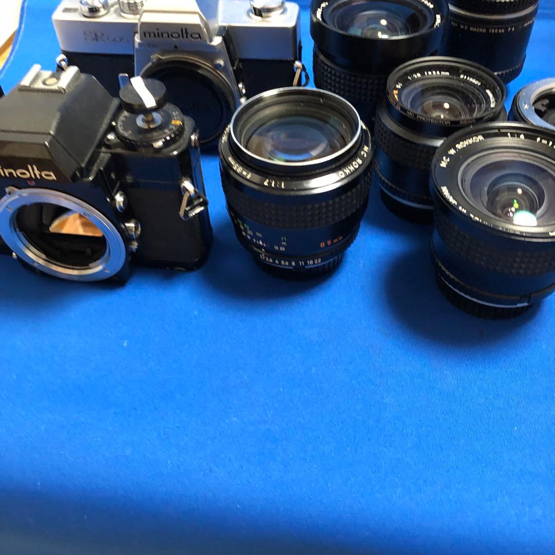 ミノルタカメラXE-7とレンズセット(SR505おまけ)