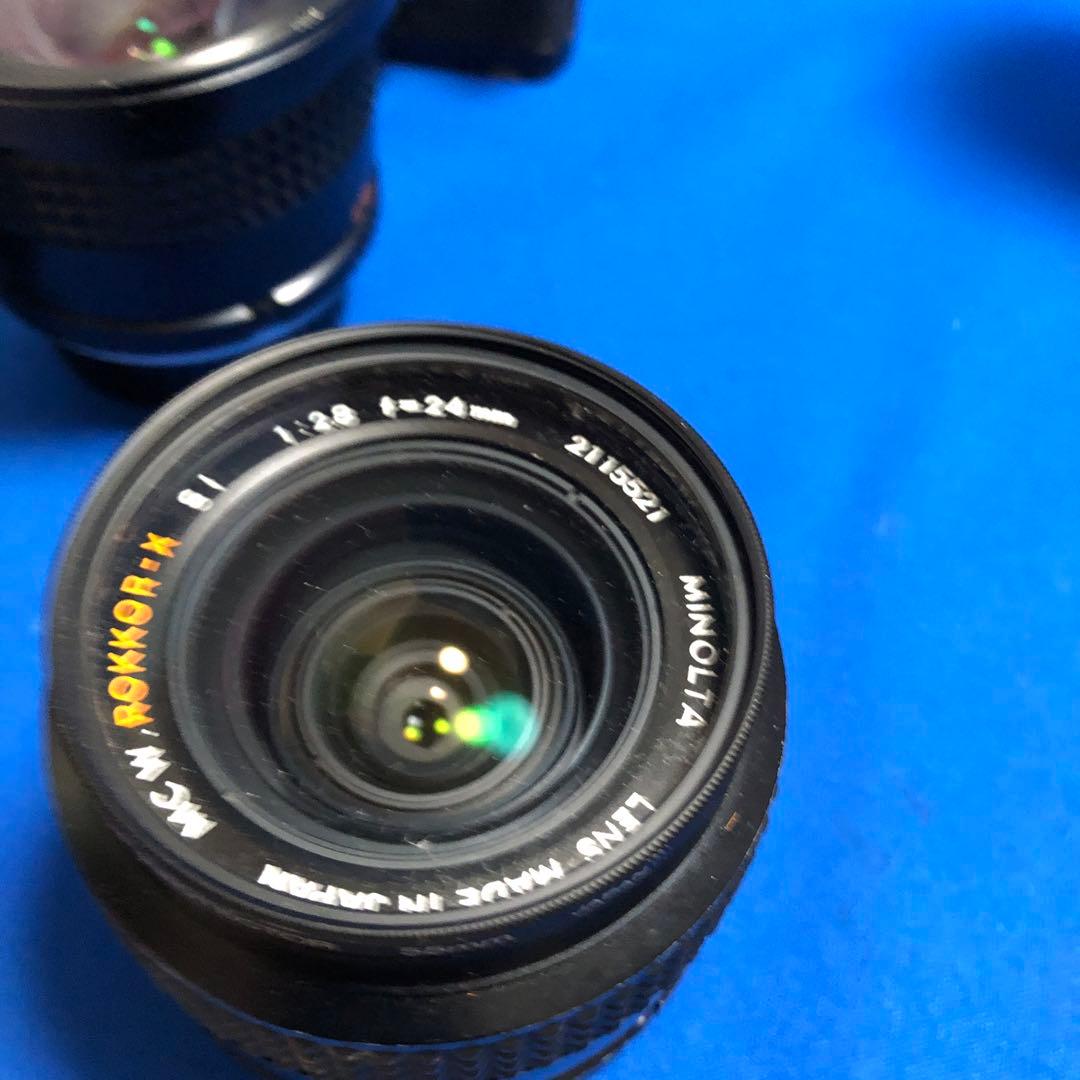 ミノルタカメラXE-7とレンズセット(SR505おまけ)