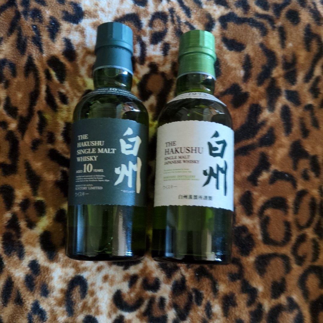 サントリー白州 シングルモルトウイスキー 10年 180ml