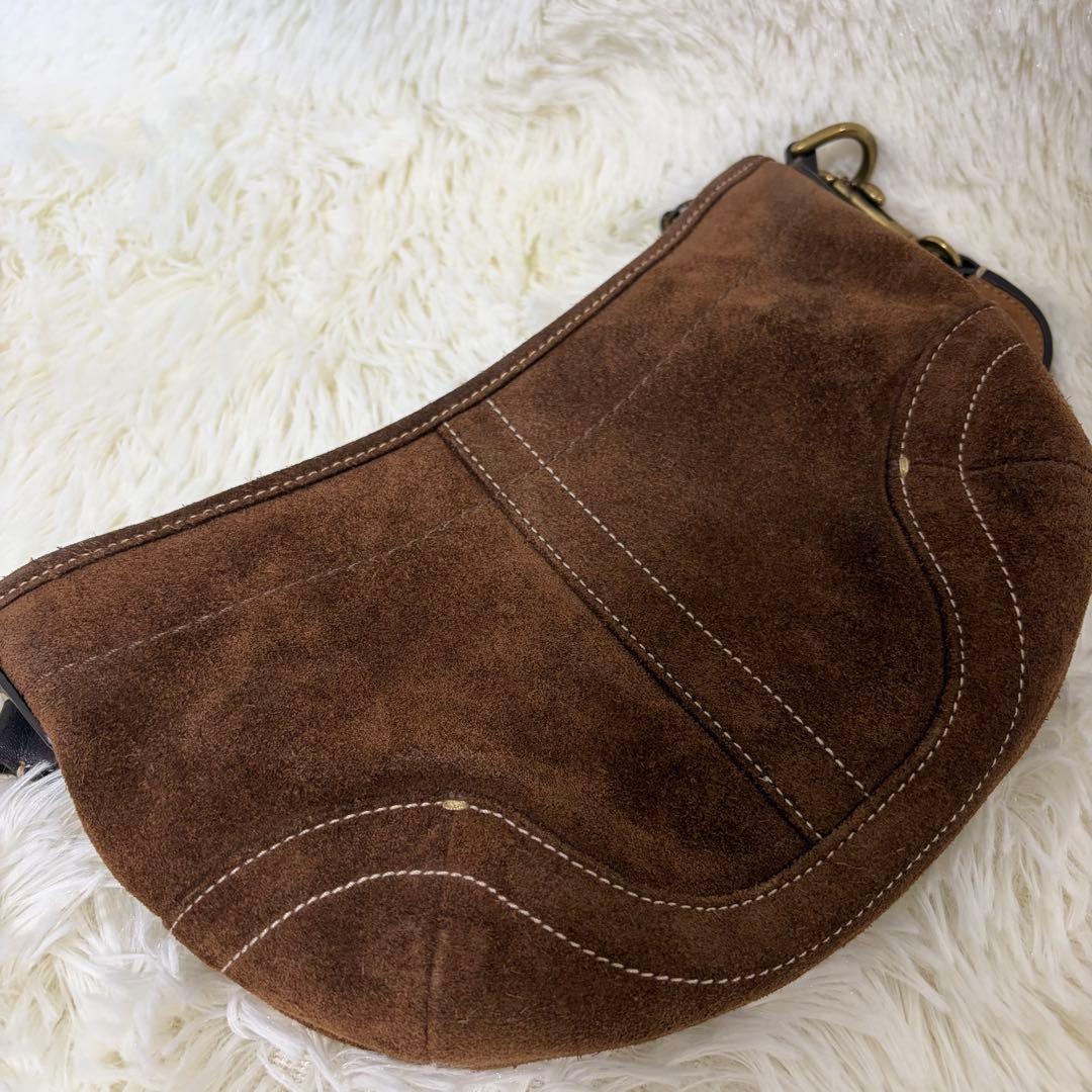 コーチ　coach スエード　ハンドバッグ