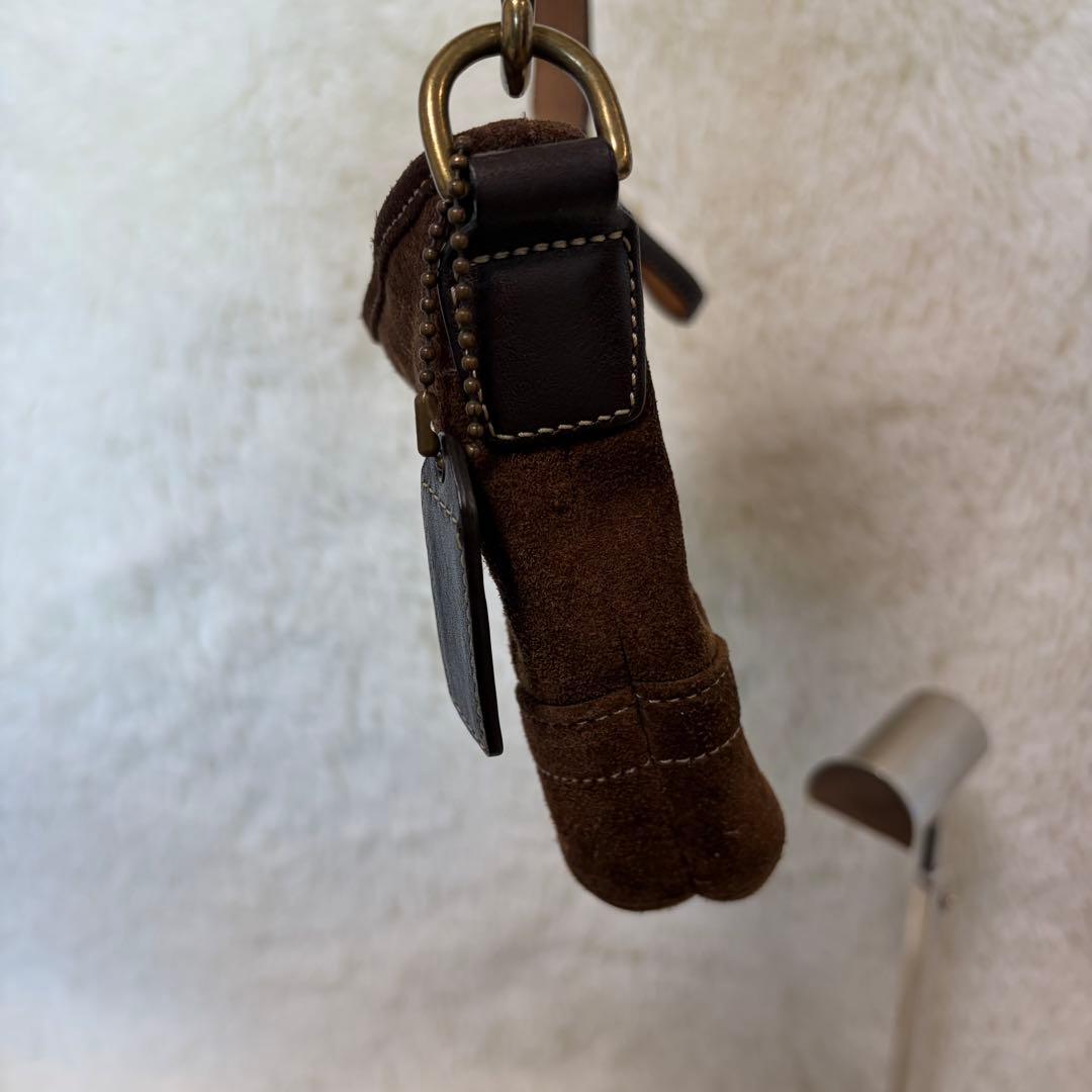 コーチ　coach スエード　ハンドバッグ