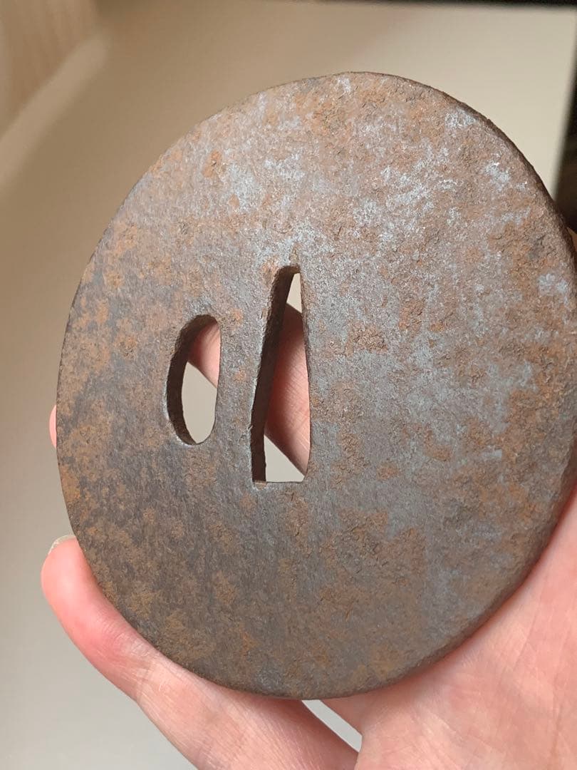 隠れキリシタン　鍔　日本刀　鐔　隠れ切支丹　潜伏　十字架　江戸時代　勾玉　根付