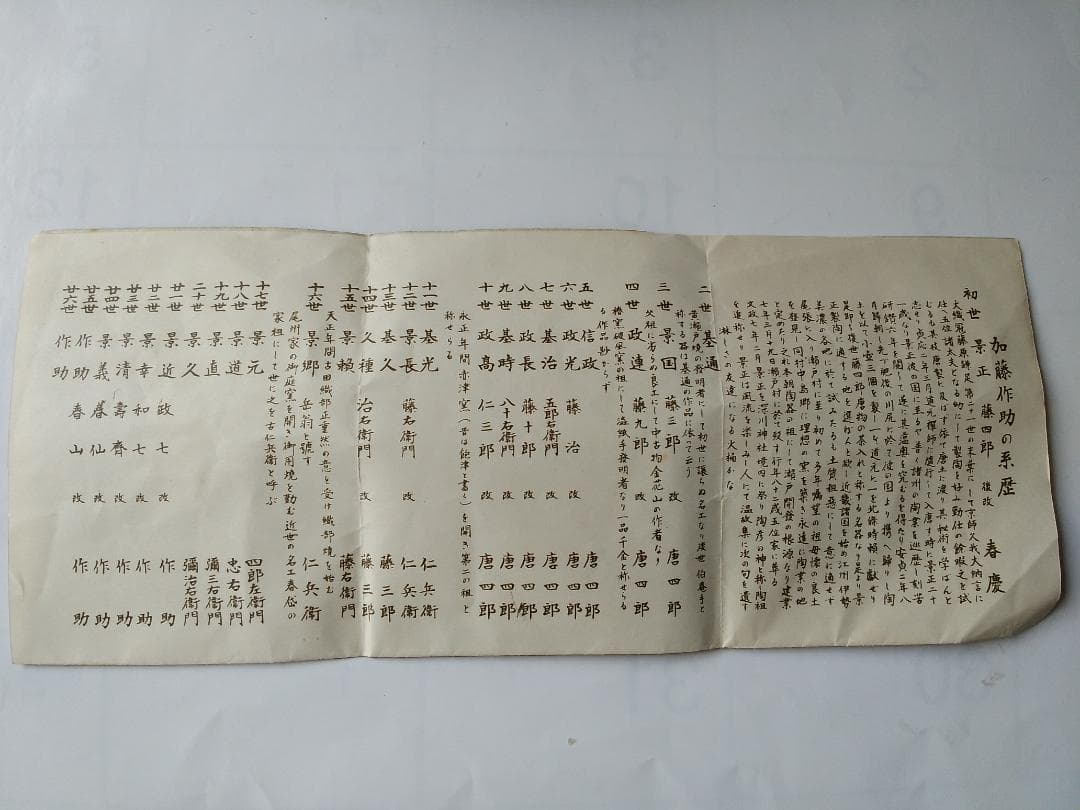 古瀬戸窯 二十六世 加藤作助 瀬戸伊賀 茶碗 共箱 共布 栞 茶道具 抹茶 新品