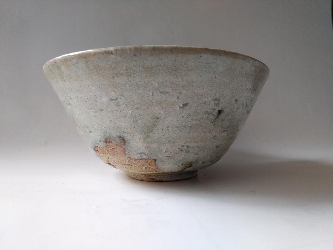 古瀬戸窯 二十六世 加藤作助 瀬戸伊賀 茶碗 共箱 共布 栞 茶道具 抹茶 新品