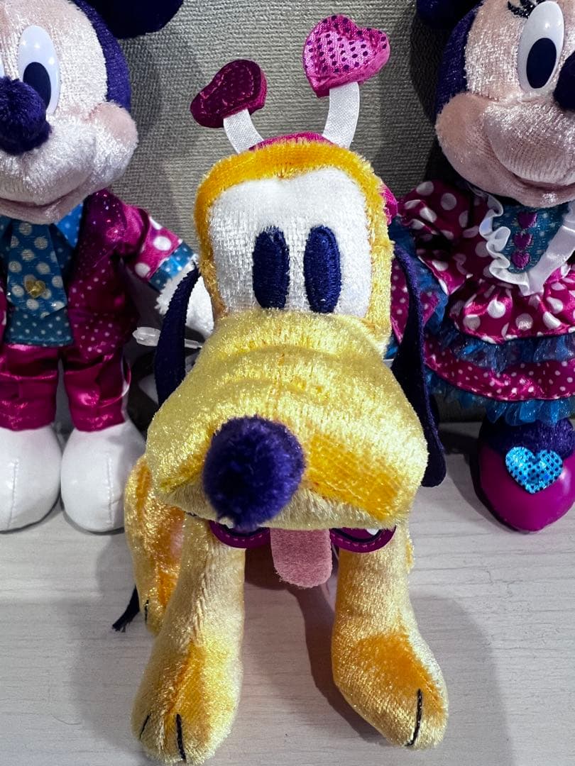 パルパルーザ　ミニーのファンダーランド　ぬいぐるみバッジ　ミニーミッキープルート