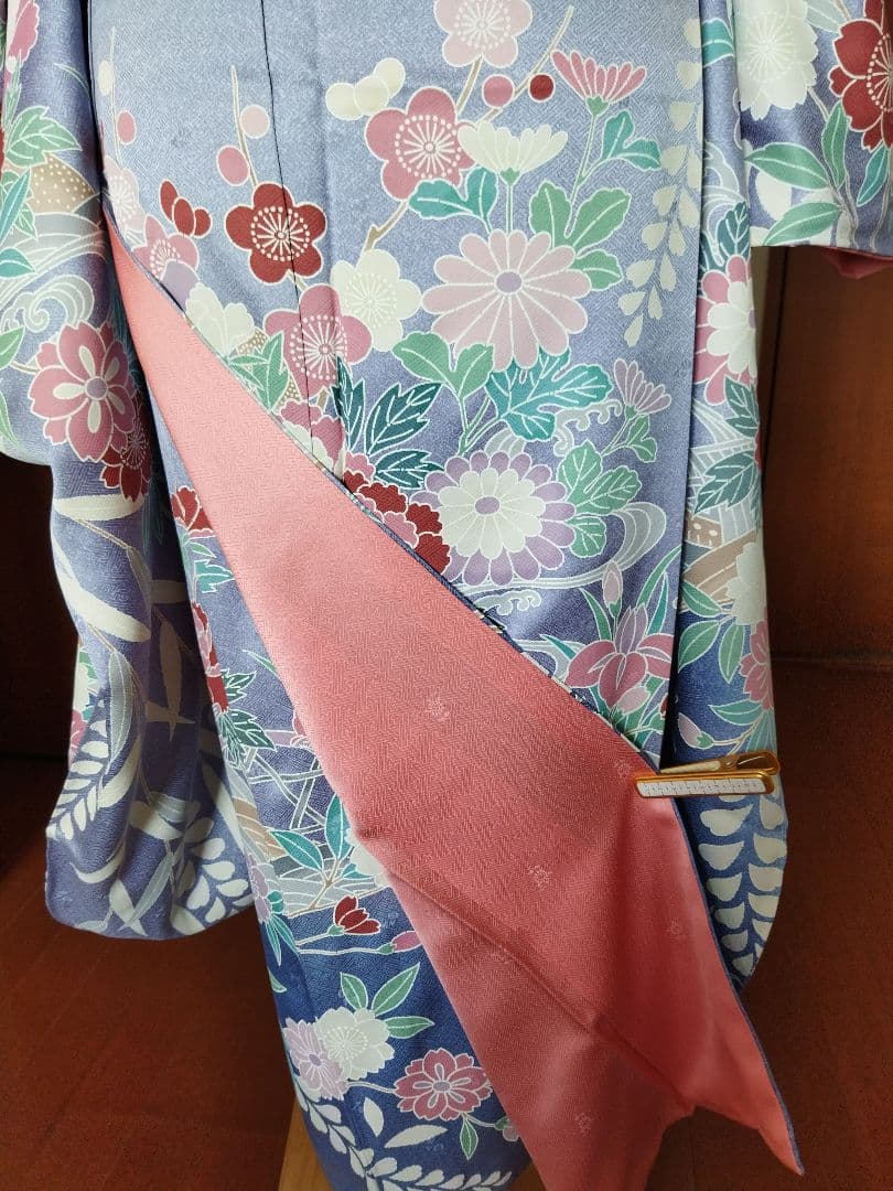 PPP様☆385.琥珀糖みたい　儚可愛い振袖7点セット　正絹　フルセット　成人式