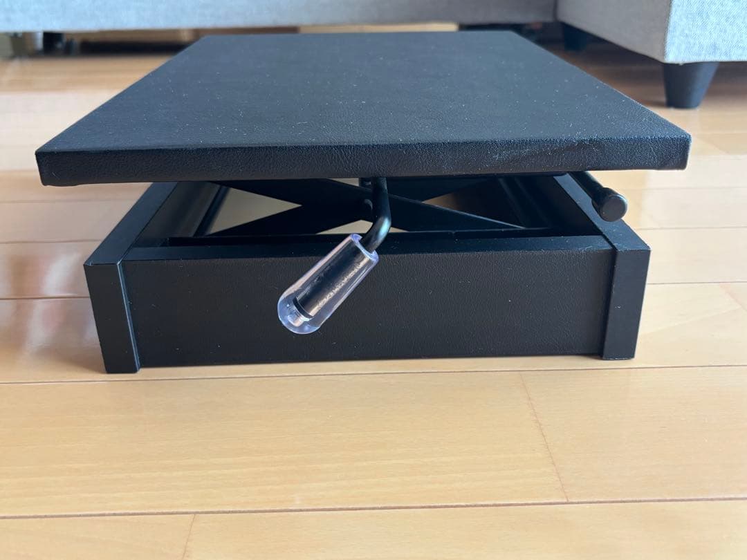 「箱あり」吉澤 PEACOCK ラック式高低調節 ピアノ補助台 AX-RH