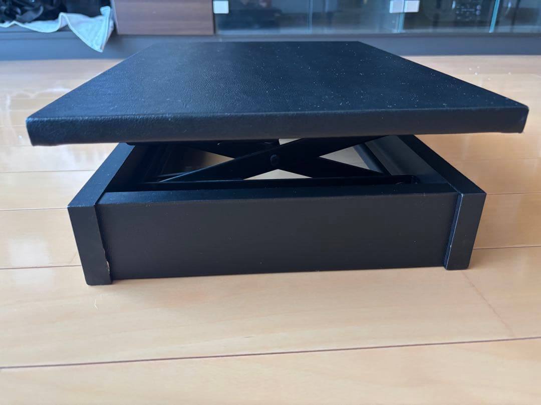 「箱あり」吉澤 PEACOCK ラック式高低調節 ピアノ補助台 AX-RH