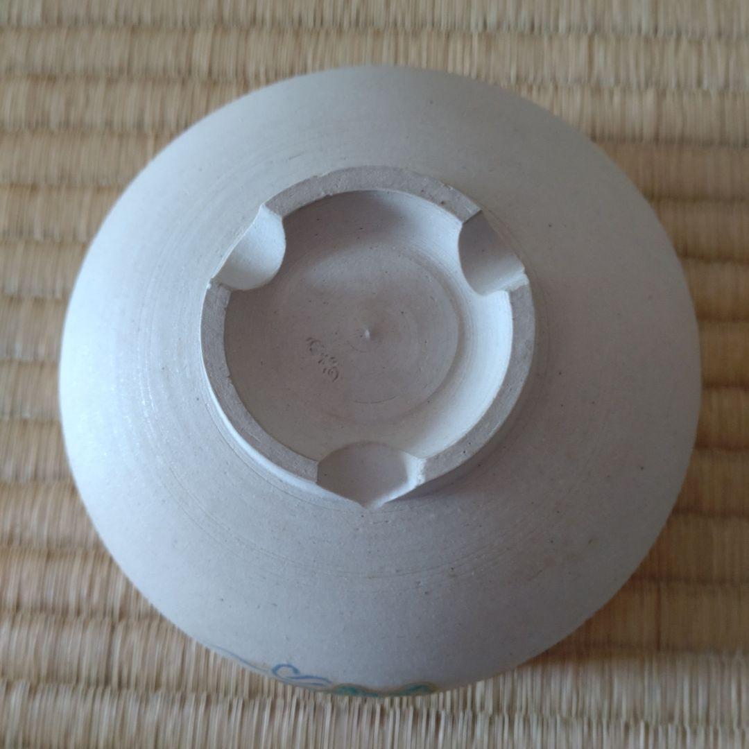 九谷焼　抹茶茶碗　蔦の細道　半平茶碗　矢口永寿造　共箱　無傷