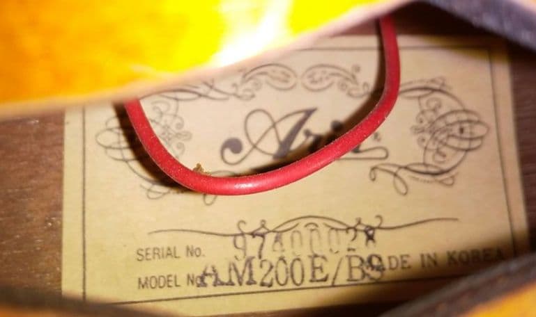 フラットマンドリン アリアAM-200E