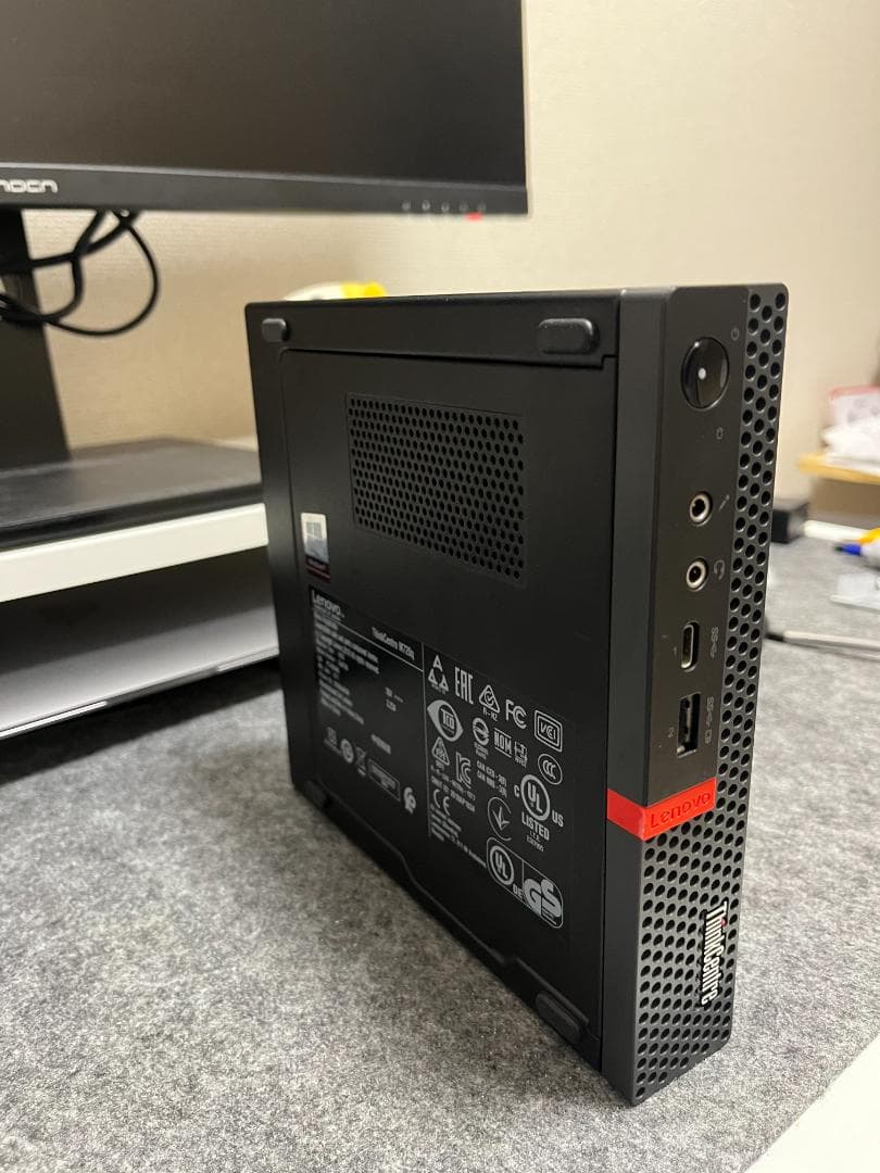 Lenovo M720q i5第9世代WX3100グラボ16GB RAM SSD