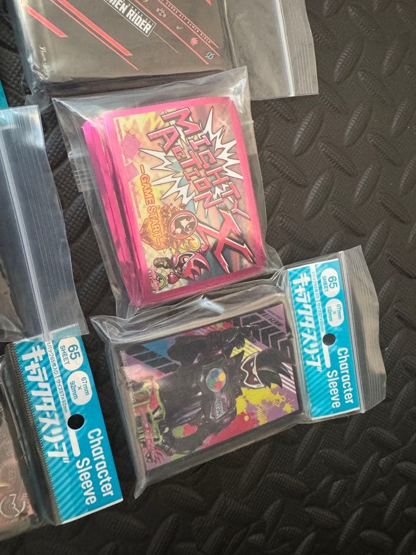 h*!様 仮面ライダー　スリーブ　ゲンム　マイティアクションX ゲイツ　ジオウ