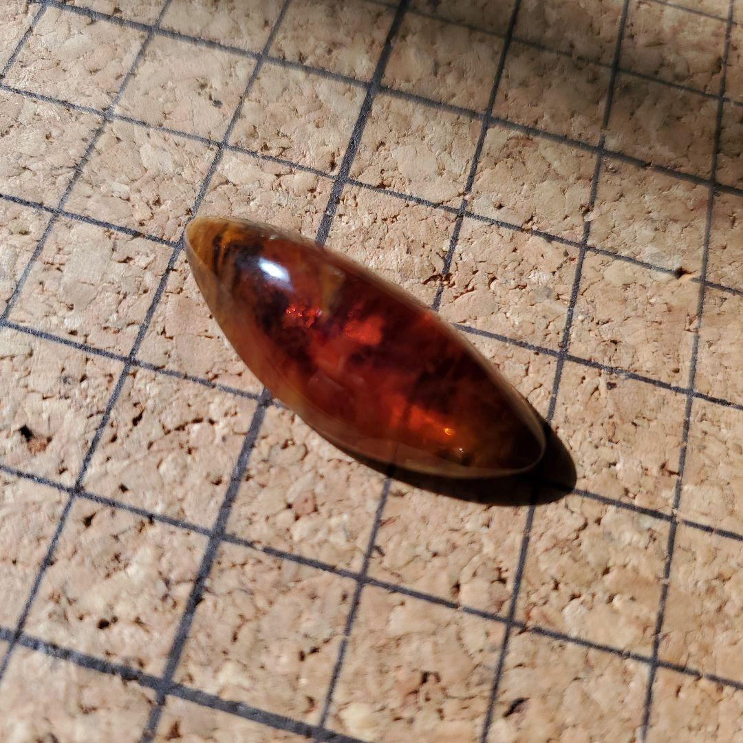 希少　ロシア産　ブラウンクォーツ　ルース　磨き　カボション　鉱物標本