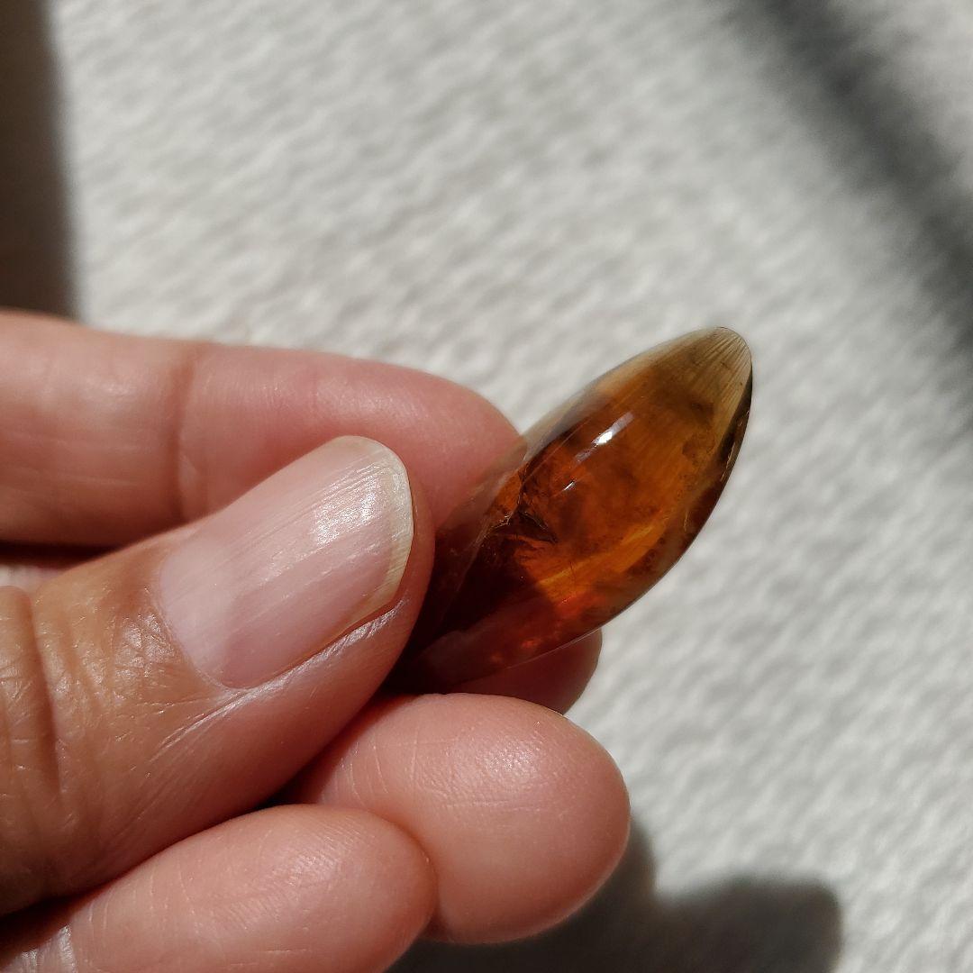 希少　ロシア産　ブラウンクォーツ　ルース　磨き　カボション　鉱物標本