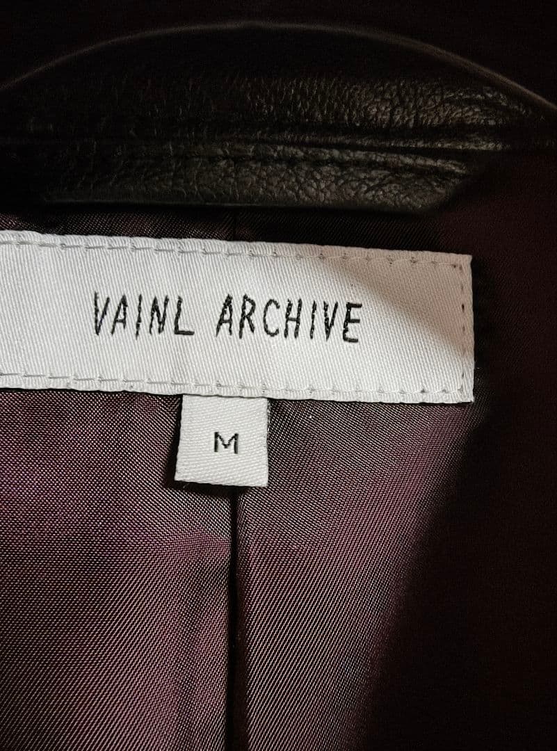 ヤ*ン様 VAINL ARCHIVE/ヴァイナルアーカイブ レザージャケット ラ