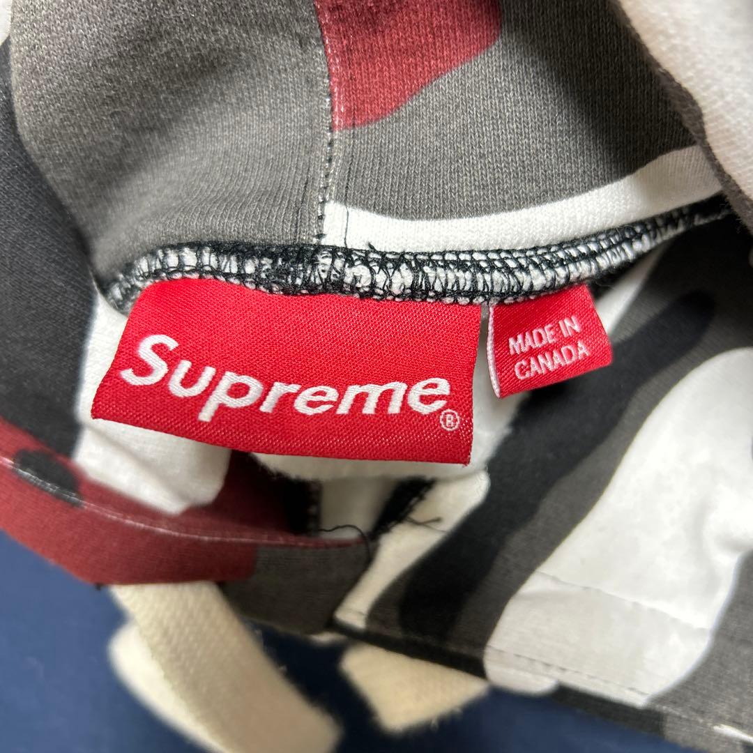 kazu様BE:FIRST sota様着用 supreme カモ柄 短丈パーカー