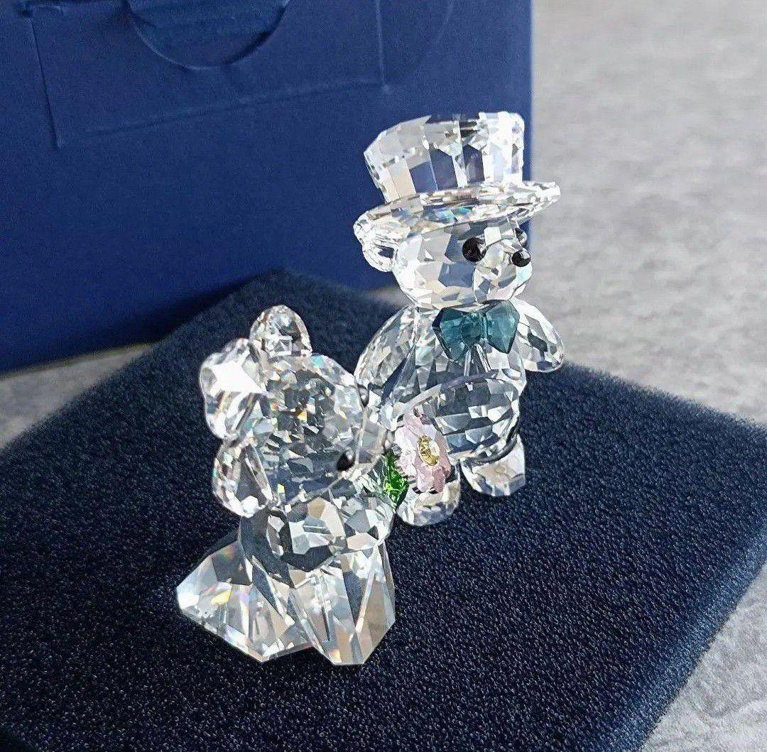 プレゼントに【クリスベア あなたとわたし☘】SWAROVSKI スワロフスキー