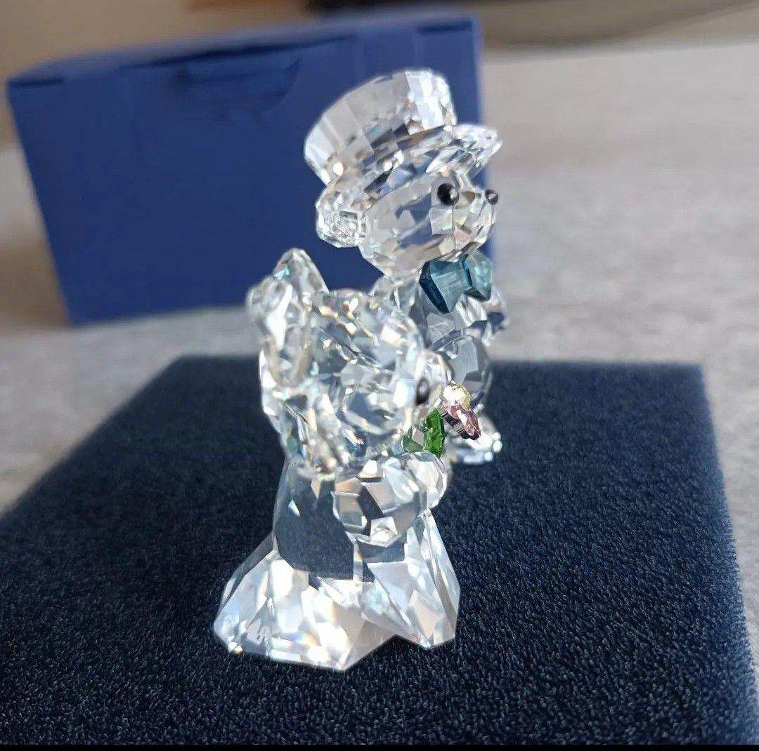 プレゼントに【クリスベア あなたとわたし☘】SWAROVSKI スワロフスキー