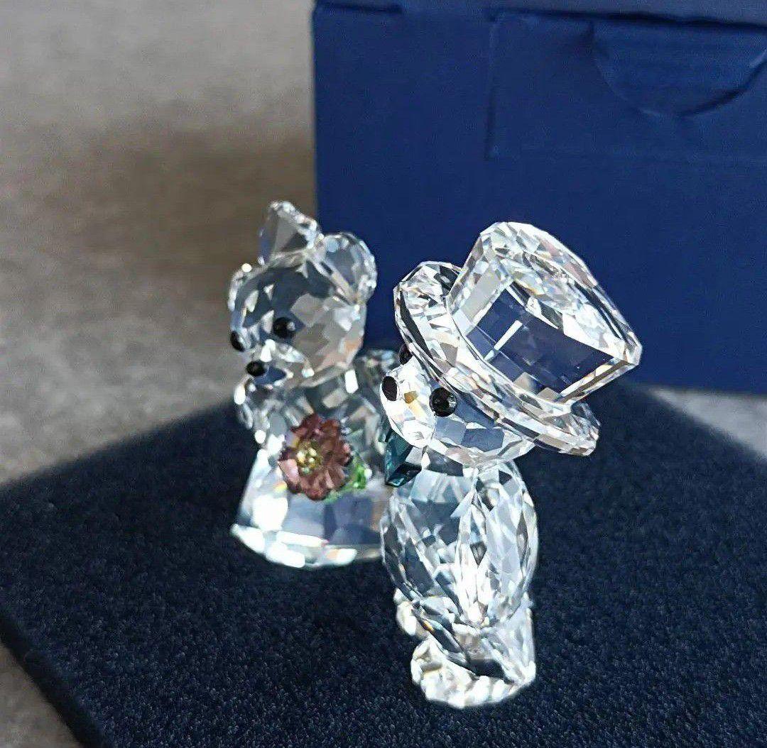 プレゼントに【クリスベア あなたとわたし☘】SWAROVSKI スワロフスキー