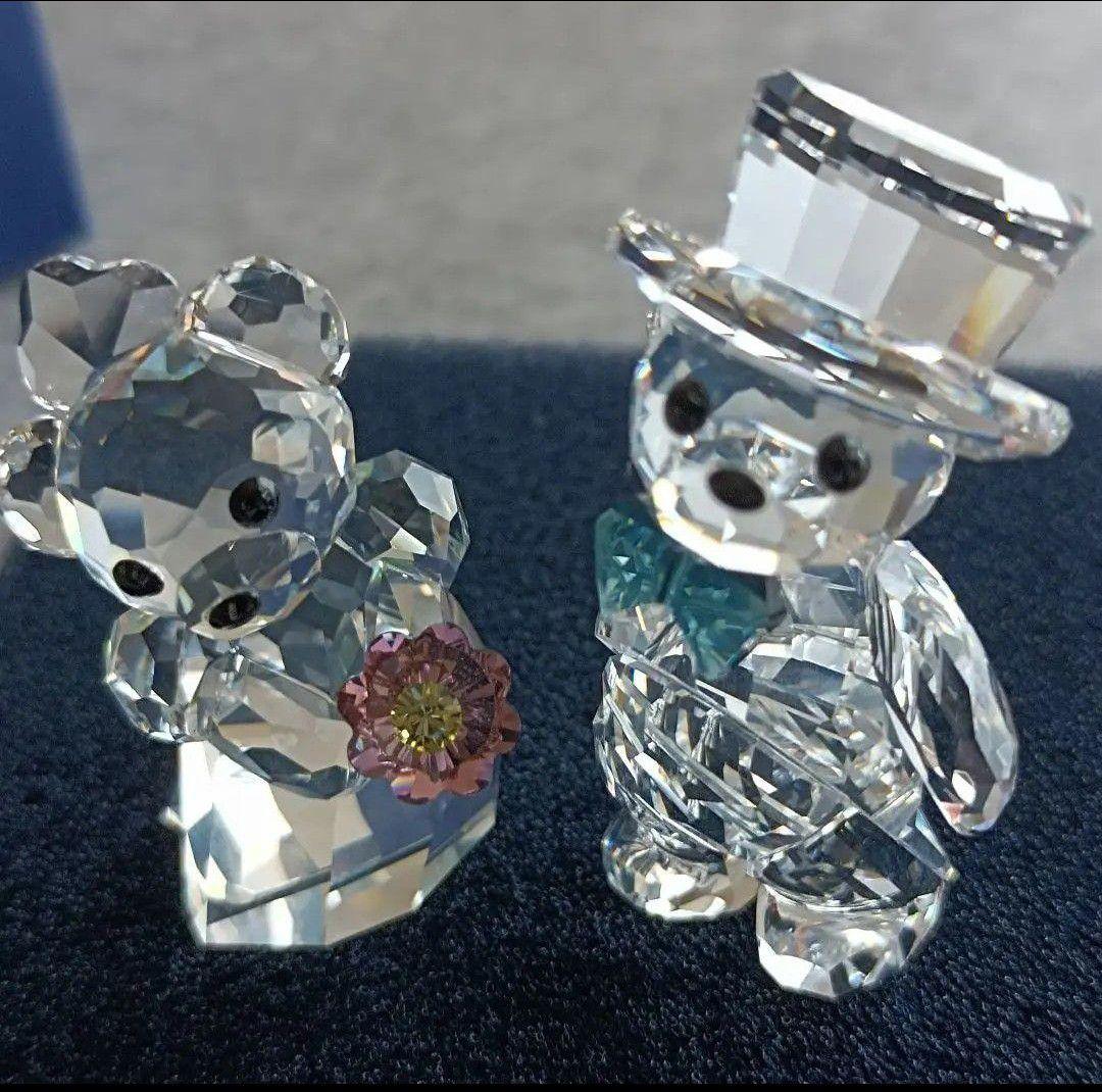 プレゼントに【クリスベア あなたとわたし☘】SWAROVSKI スワロフスキー