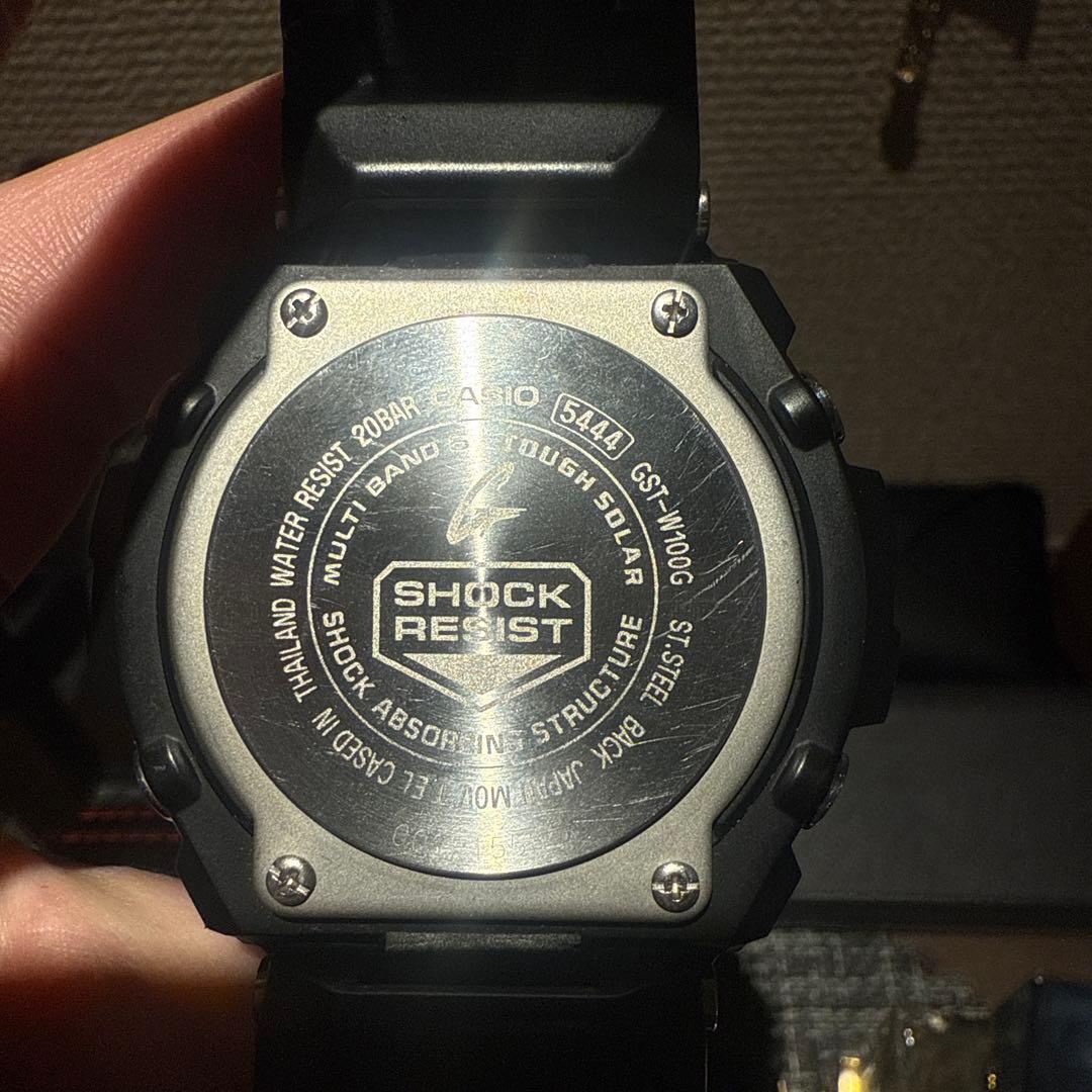 G-SHOCK GST-W100G ブラック