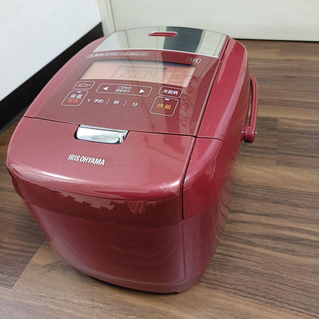 アイリスオーヤマ 炊飯器 IH式 5.5合 レッドRC-IH50-R