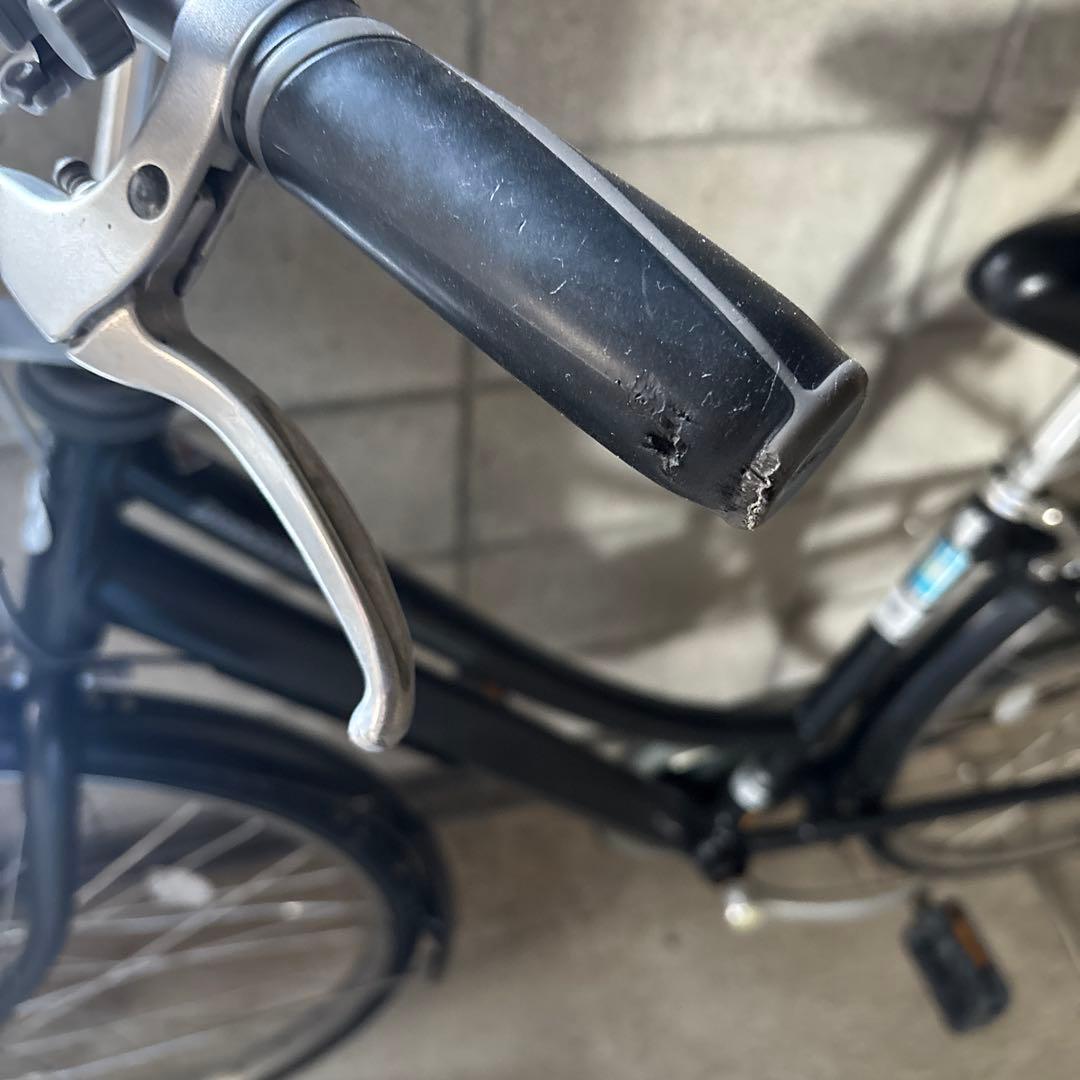 ブリジストン通学シティサイクル ブラック アルベルト27インチ変速付