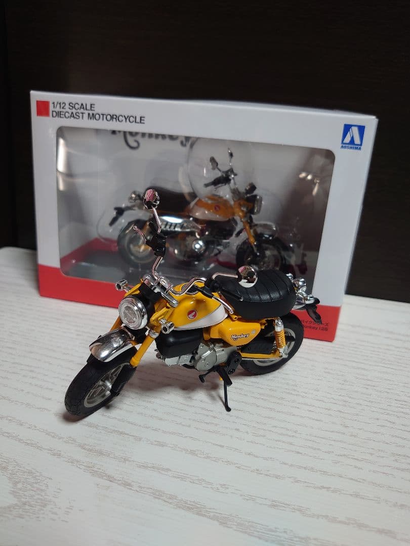 1/12完成品バイクシリーズ Honda Monkey 125 バナナイエロー
