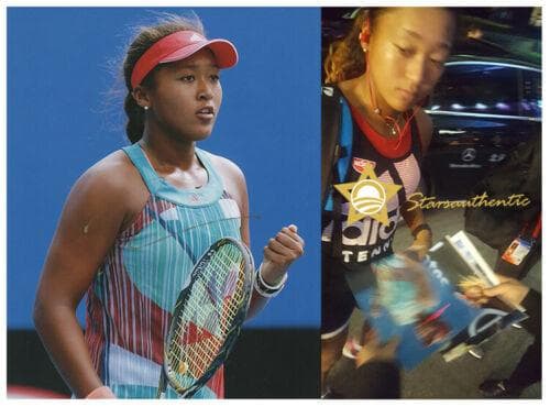直筆サイン入り写真 大坂なおみ WTA /フレームなし/SA鑑定済