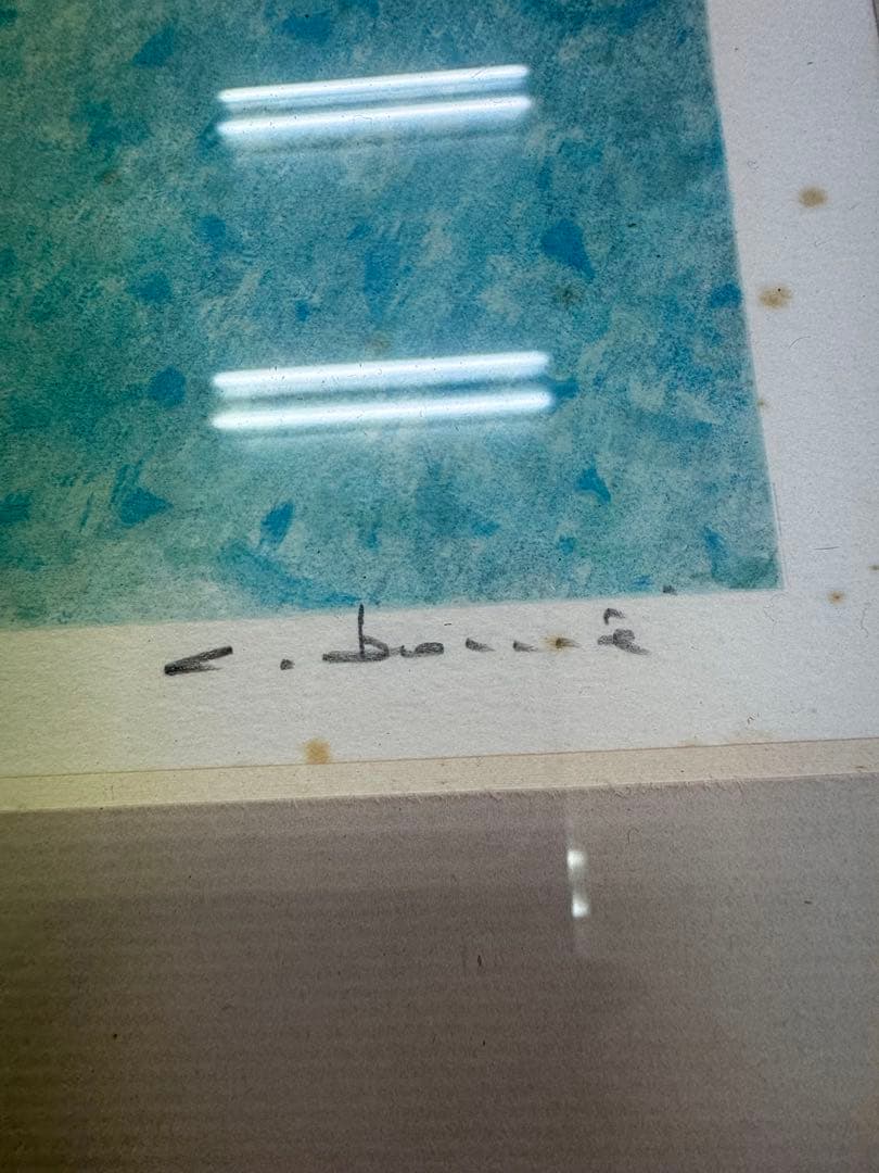 アンドレ・ブーリエ「村の海岸」 リトグラフ 版画 絵画　146/175