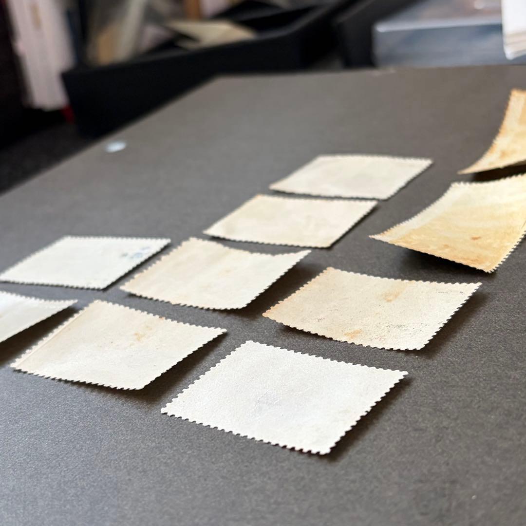 中国切手　梅蘭芳　黄山　不揃い　10枚