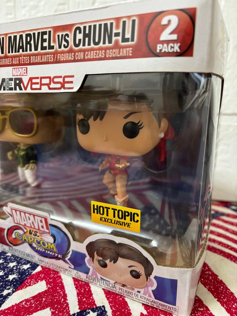 ٩( ᐛ ☆超希少☆限定完売品☆スト6☆春麗vsキャプテン☆カプコンvsマーベル