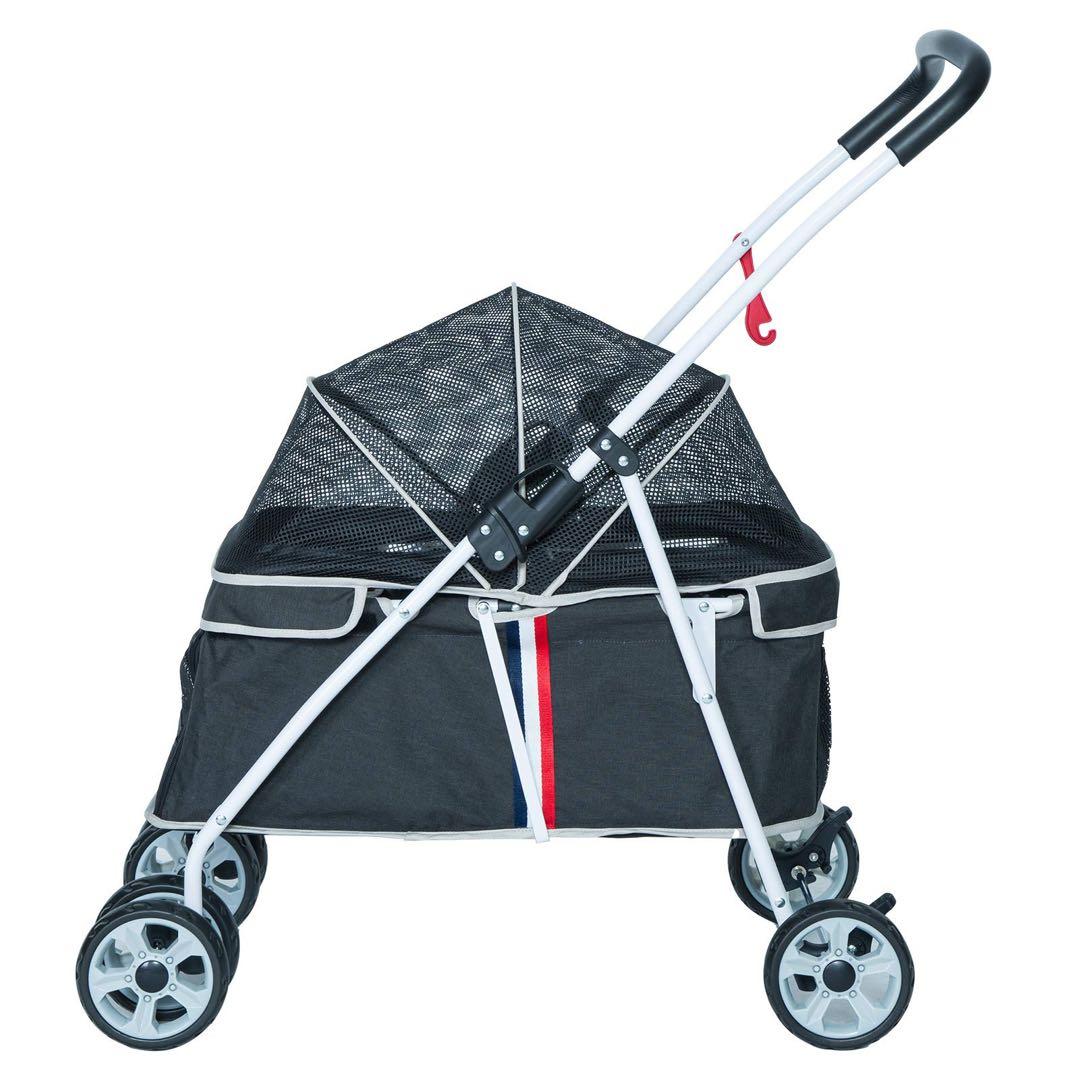 【最終値下げ】Pettom ペットカート 犬用ベビーカー カート バギー猫犬兼用