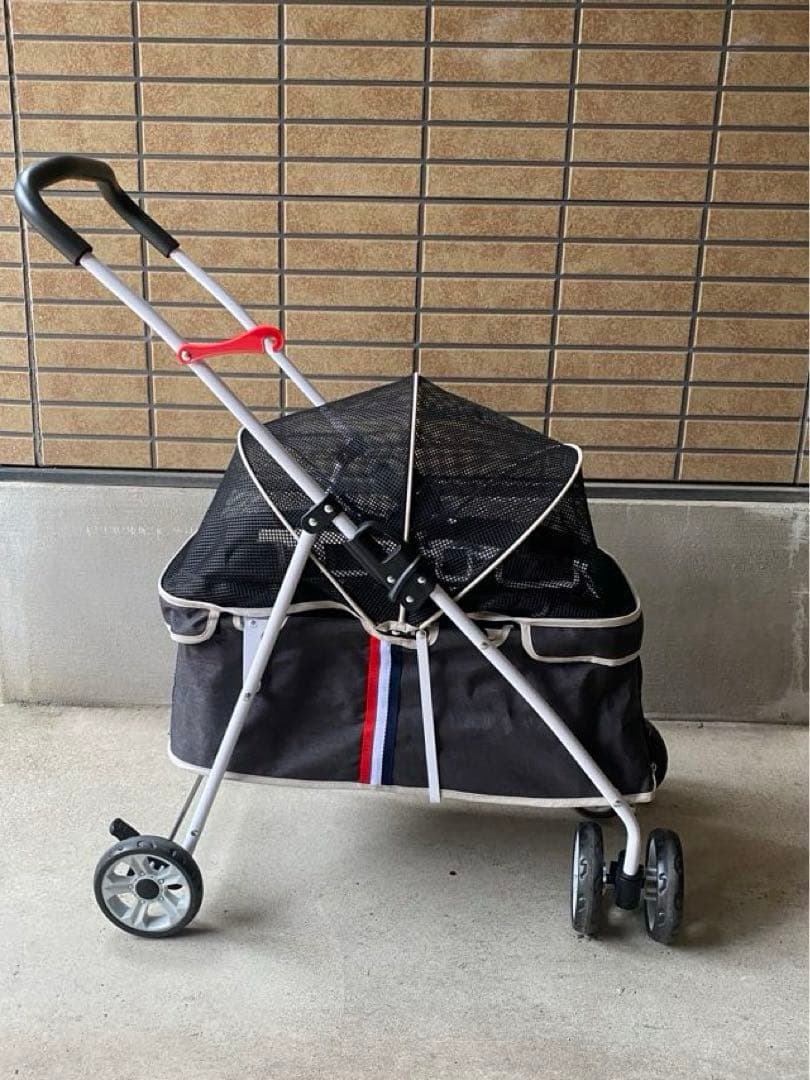 【最終値下げ】Pettom ペットカート 犬用ベビーカー カート バギー猫犬兼用