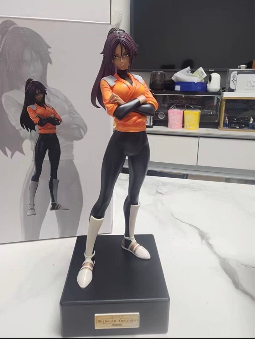 BLEACH 四楓院夜一 ガレージキット ガレキ スタチュー②①