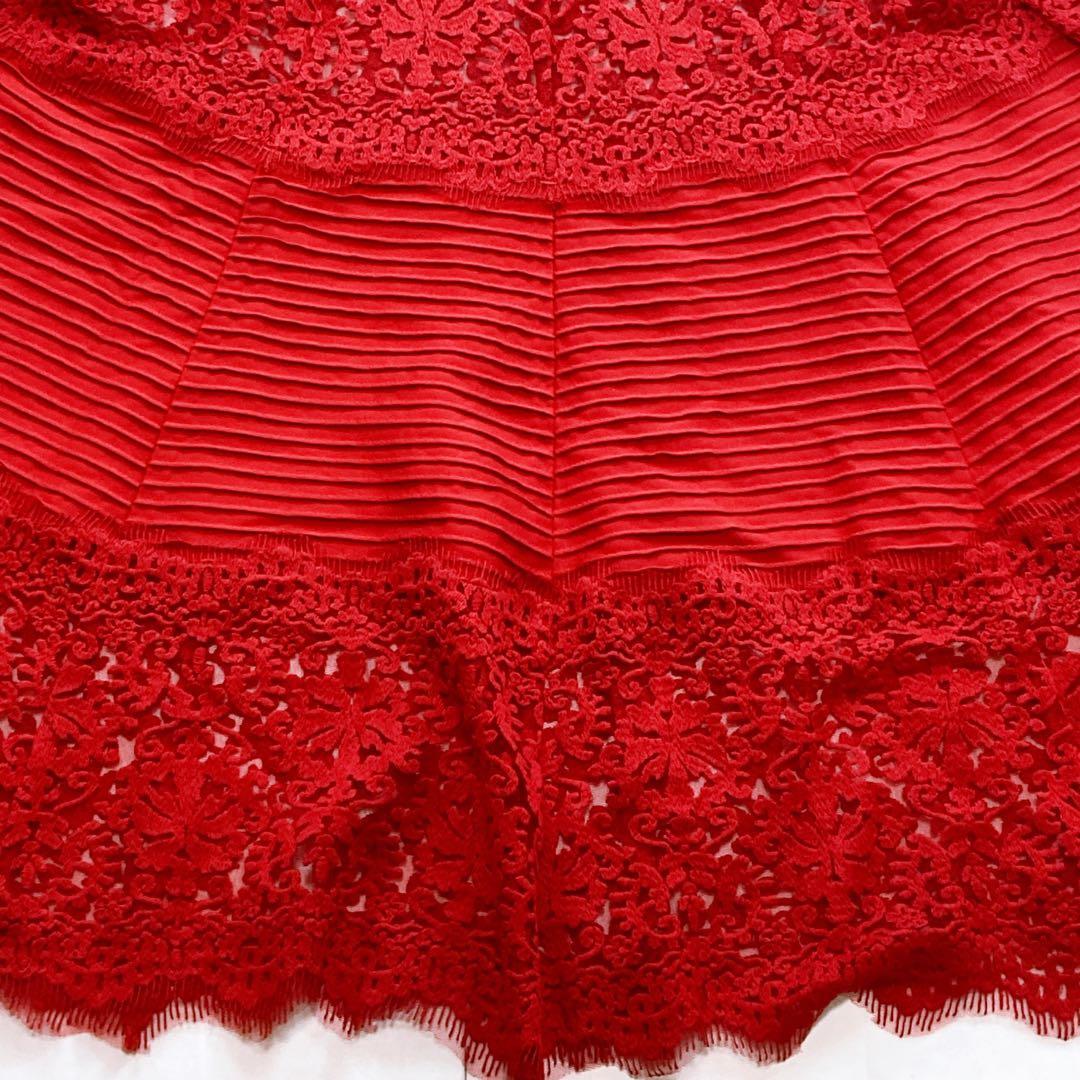 極美品 タダシショージ 日本未発売 ロングドレス コードレース シースルー