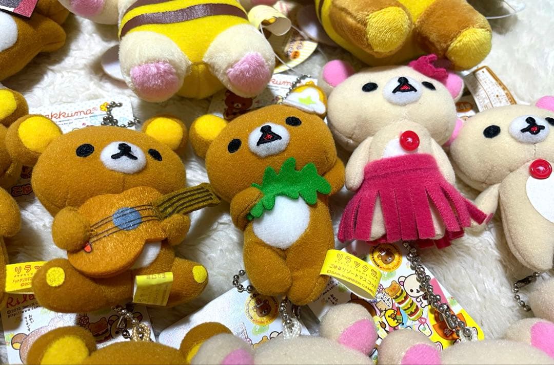 リラックマ コリラックマ キイロイトリ 平成 レア マスコット チェーン 大量