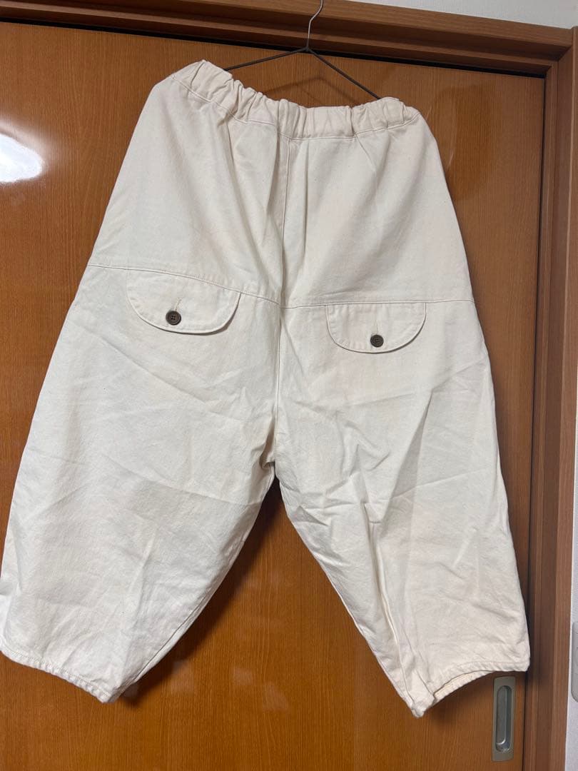 専用！ホワイト サルエルパンツ tumugu