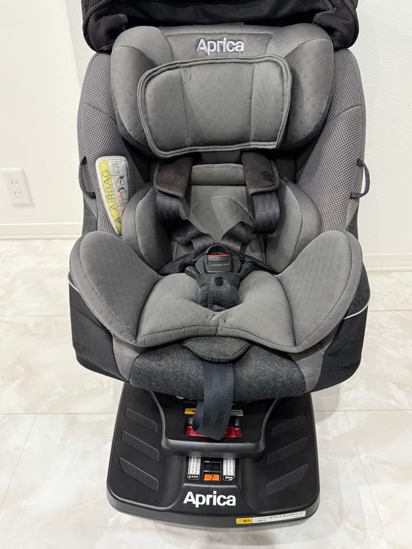 【美品】最上級 Aprica クルリラプレミアム ISOFIX シートベルト対応