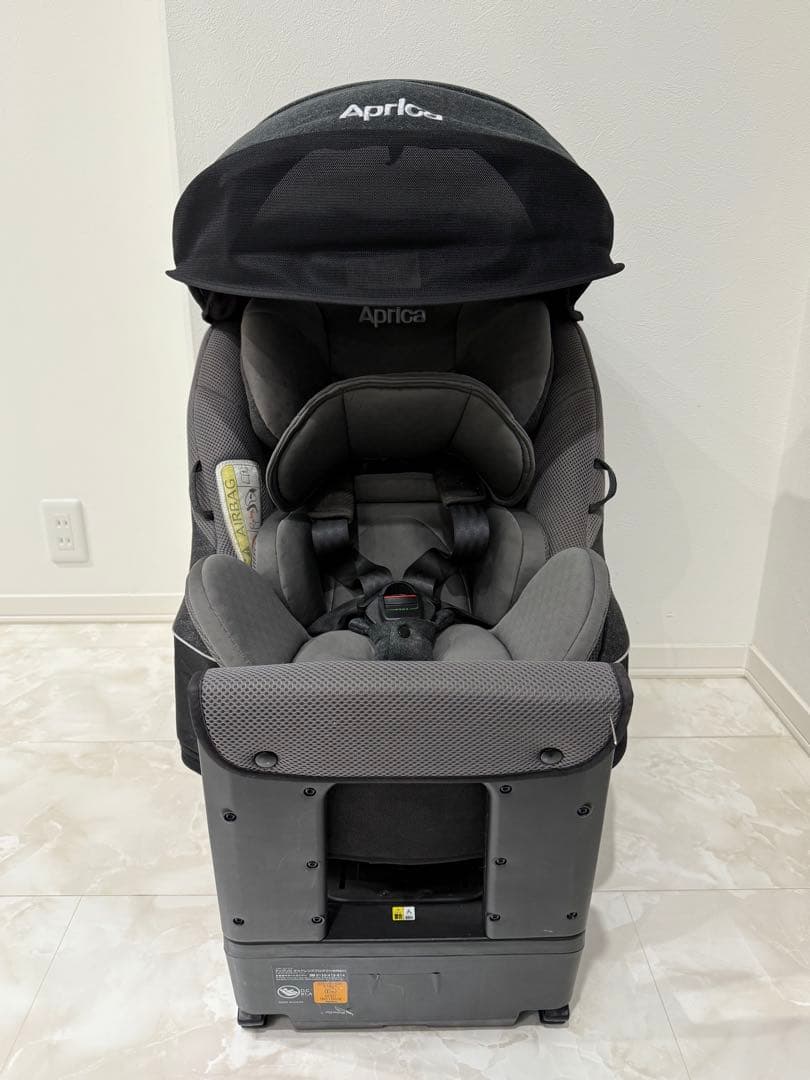 【美品】最上級 Aprica クルリラプレミアム ISOFIX シートベルト対応
