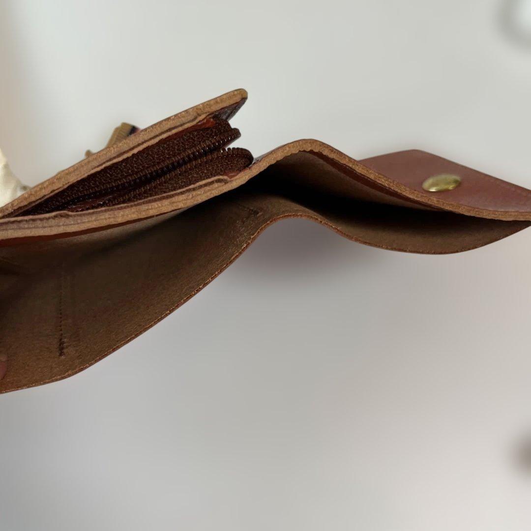 新品 イルビゾンテ 財布 折り財布 スナップ レザー　牛革　未使用