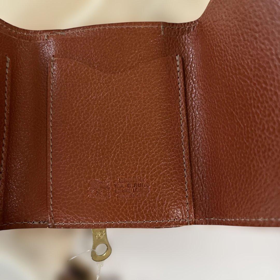 新品 イルビゾンテ 財布 折り財布 スナップ レザー　牛革　未使用