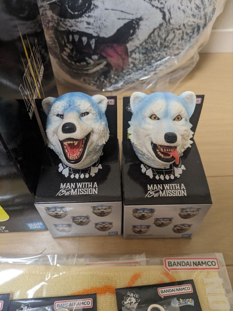 オ*ア様 一番くじ マンウィズ 15th フィギュア フェイスクッション マグネ