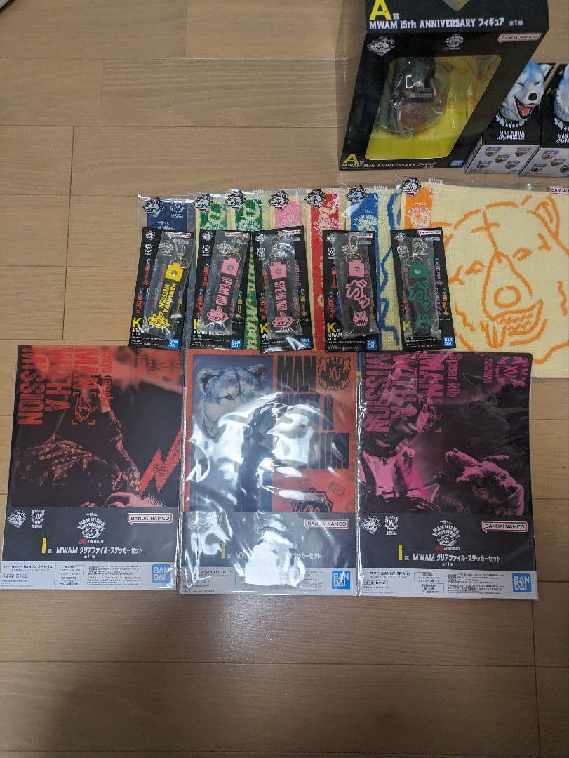 オ*ア様 一番くじ マンウィズ 15th フィギュア フェイスクッション マグネ