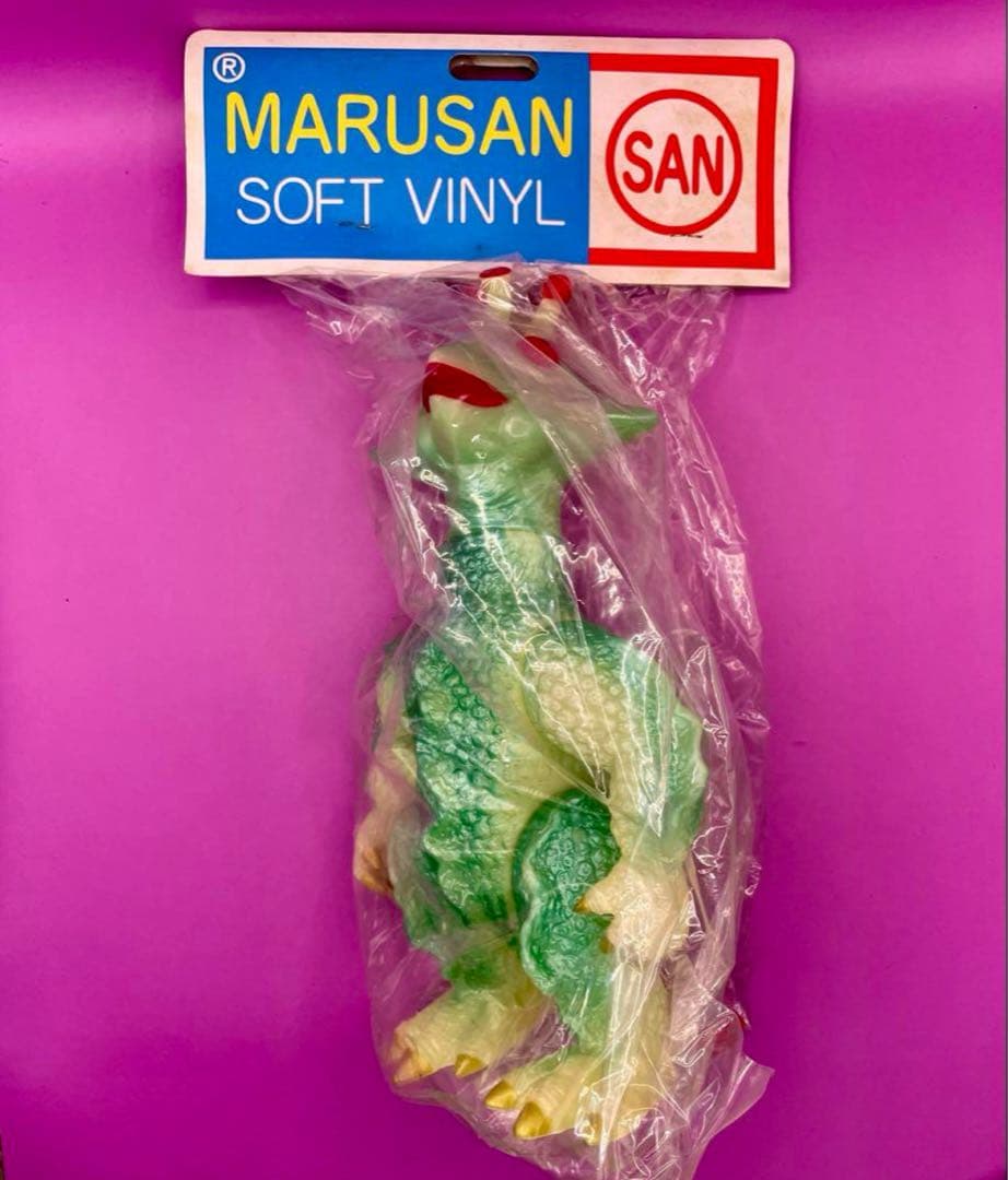 マルサン ギララ イリサワ限定畜光版 ソフビ人形 デッドストック 未開封 新品